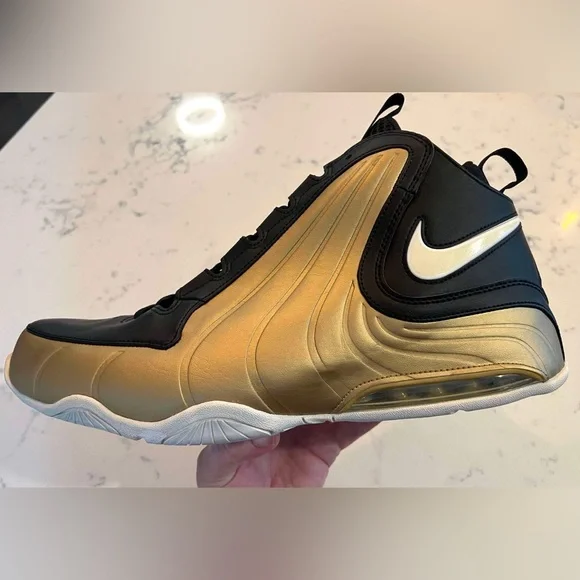 Nike Rare Air Max Wavy Men’s SZ.11 Vintage Basketball Shoes Gold/BlackNew